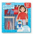 Wooden Press and Dress Iron & Doll Play Set